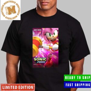 Amy Rose In Sonic Prime Exclusive Character Poster Premium Classic T-Shirt