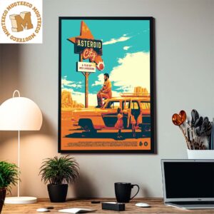 Asteroid City A Film By Wes Anderson Official Movie Home Decor Poster Canvas