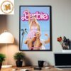 Barbie Movie In Oppenheimer Style A Film By Greta Gerwig Home Decor Poster Canvas