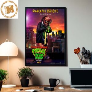 Baxter Stockman By Giancarlo Esposito In Teenage Mutant Ninja Turtles Mutant Mayhem Home Decor Poster Canvas