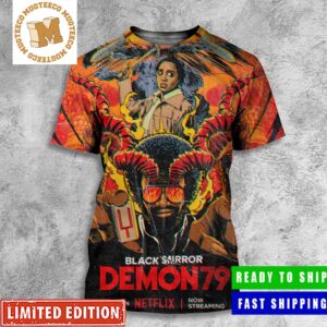 Black Mirror Season 6 episode 5 Demon 79 2023 Official Poster All Over Print Shirt