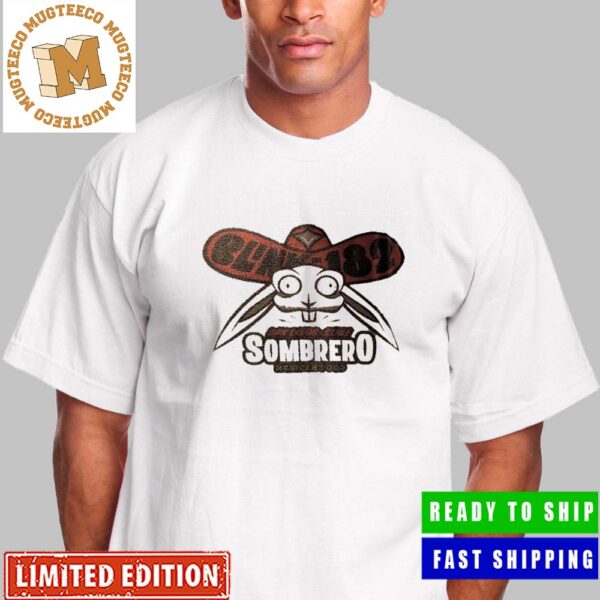Blink 182 Collab Sombrero Mexican San Diego Event Limited Edition T-Shirt