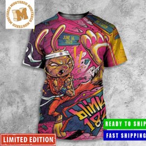 Blink 182 Los Angeles Event June 16 2023 World Tour Ken In Street Fighter All Over Print Shirt
