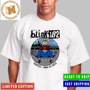 Blink 182 Seattle  June 25 2023 Event Rabbit Skater Unisex T-Shirt
