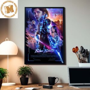 Blue Beetle Jaime Reyes is a superhero whether he likes it or not New Home Decor Poster Canvas