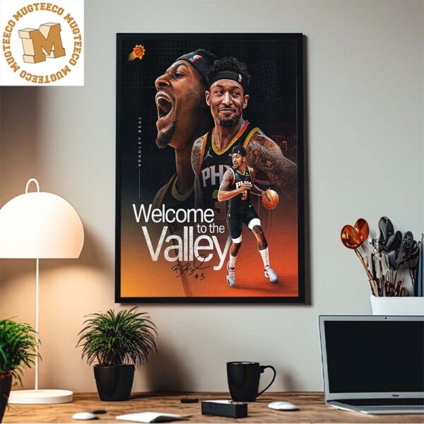 Bradley Beal Welcome To The Valley Phoenix Suns Home Decor Poster Canvas