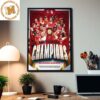 Oklahoma Sooners Softball Win Their 3rd NCAA National Champions At The WCWS Home Decor Poster Canvas