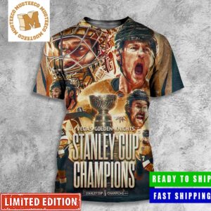 Celebrate Vegas Golden Knights Are The 2022-23 Stanley Cup Champions All Over Print Shirt