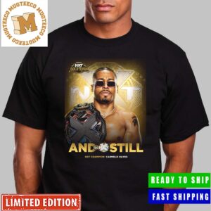 Congrats Carmelo Hayes Still WWE NXT Champion In NXT Gold Rush Premium Unisex T-Shirt