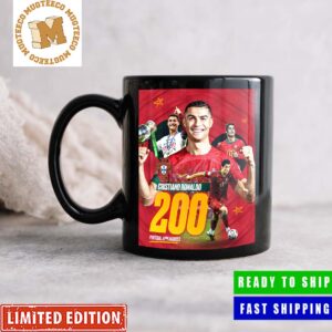 Congrats Cristiano Ronaldo Reaches 200 Portugal Appearances Coffee Ceramic Mug