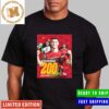 History For Cristiano Ronaldo 200 International Appearances Unisex T-Shirt
