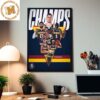 Nikola Jokic First Time Champion And Finals MVP Bring It In Home Decor Poster Canvas