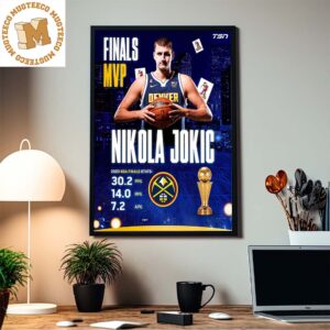 Congrats Nikola Jokic 2023 Finals MVP Home Decor Poster Canvas