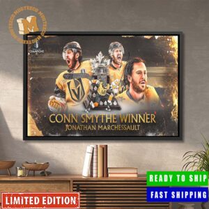 Congrats Your 2023 Conn Smythe Trophy Winner Is Jonathan Marchessault Home Decor Poster Canvas