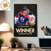 Congratulations Matty Beniers Become Calder Memorial Trophy Winner Home Decor Poster Canvas