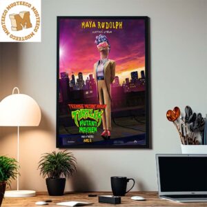 Cynthia Utrom By Maya Rudolph In Teenage Mutant Ninja Turtles Mutant Mayhem Home Decor Poster Canvas