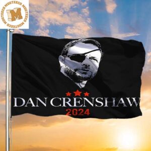 Dan Crenshaw Flag Support Dan For US Progress Republican Patriot For President Election 2 Sides Garden House Flag
