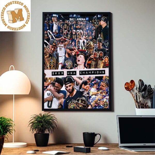 Denver Nuggets A Night To Remember 2023 NBA Finals Home Decor Poster Canvas