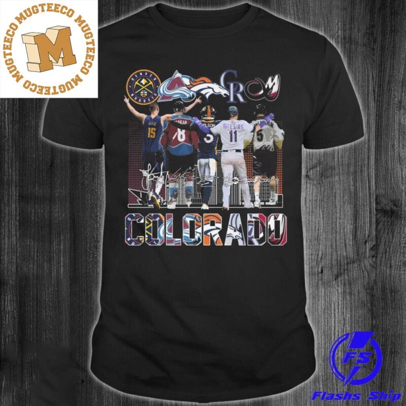 Denver Nuggets Denver Broncos Colorado Rockies Colorado Avalanche America  Flag 2023 Shirt, hoodie, longsleeve, sweatshirt, v-neck tee