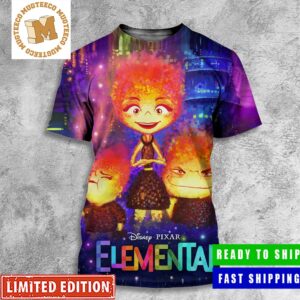 Disney Elemental Ember Family Is Forever All Over Print Shirt