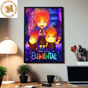 Disney Elemental Ember Family Is Forever Home Decor Poster Canvas