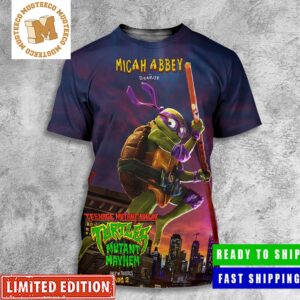 Donnie By Micah Abbey In Teenage Mutant Ninja Turtles Mutant Mayhem Poster All Over Print Shirt