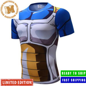 Dragon Ball Z Vegeta Saiyan Armor All Over Print Workout Unisex T Shirt