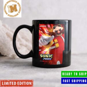 Eggman In Sonic Prime Exclusive Character Poster Coffee Ceramic Mug