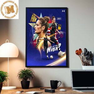 Emily Fox USA Team Under Armour World Cup Project Home Decor Poster Canvas
