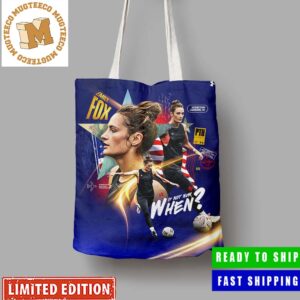 Emily Fox USA Team Under Armour World Cup Project Poster Canvas Leather Tote Bag