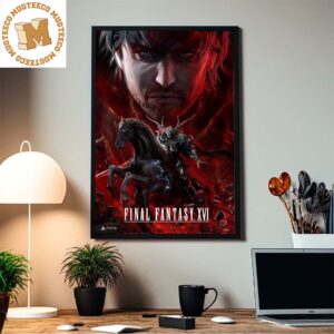 Final Fantasy XVI Clive Rosfield PS5 Official Home Decor Poster Canvas