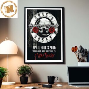 Guns N Roses Lithograph Not In This Lifetime Hollywood LA CA Home Decor Poster Canvas