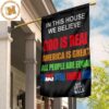 In This Place We Salute Our Flag Support Our Troops Flag For Yard Decor Xmas Gifts For Patriots 2 Sides Garden House Flag