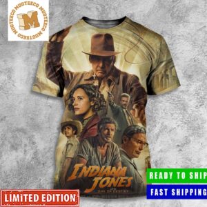 Indiana Jones And The Dial Of Destiny Brand New Movie Poster All Over Print Shirt