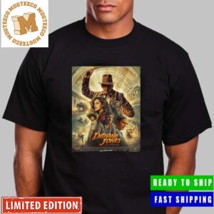 Indiana Jones And The Dial Of Destiny Brand New Movie Poster Unisex T-Shirt