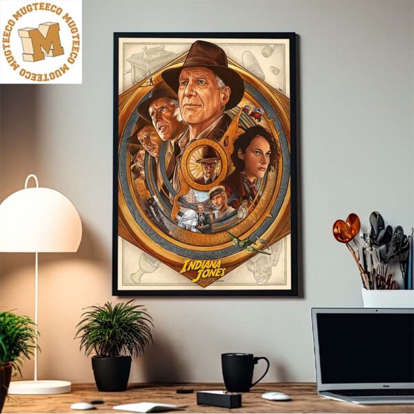 Indiana Jones And The Dial Of Destiny The Last Adventure Iconic Hero Comic Style Home Decor Poster Canvas