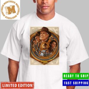 Indiana Jones And The Dial Of Destiny The Last Adventure Iconic Hero Comic Style Unisex T-Shirt