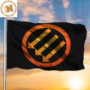 Iron Front Flag Anti Far-Right Neo-Fascist Against Political Violence Rally Flag For Protesters 2 Sides Garden House Flag