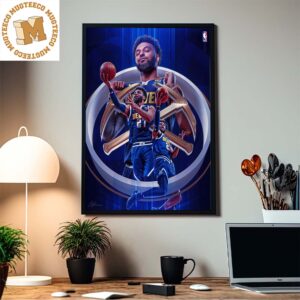 Jamal Murray The Blue Arrow Denver Nuggets In NBA Finals Home Decor Poster Canvas