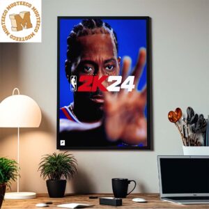 Kawhi Leonard From LA Clippers NBA 2K24 Game Cover Home Decor Poster Canvas