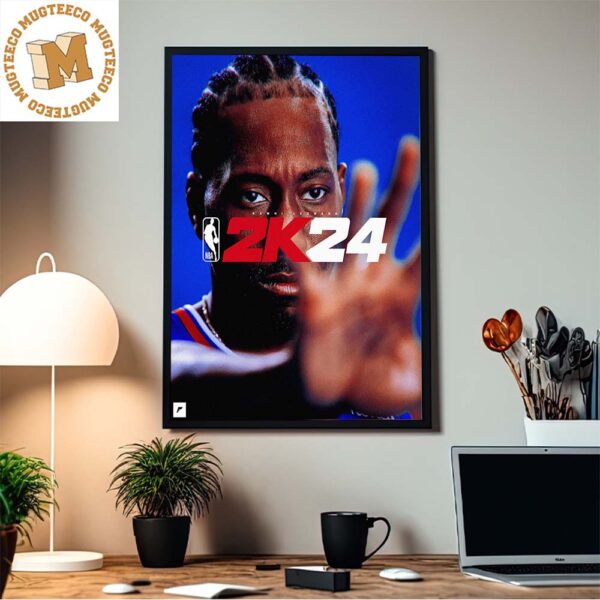 Kawhi Leonard From LA Clippers NBA 2K24 Game Cover Home Decor Poster Canvas