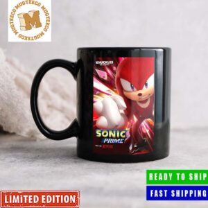 Knuckles In Sonic Prime Exclusive Character Poster Coffee Ceramic Mug