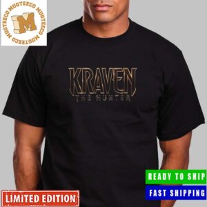 Kraven The Hunter First Teases A Grim Hunt Movie Logo Unisex T-Shirt