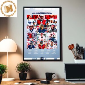 Liberty Flames Football Phil Steele Preseason All Conference USA Home Decor Poster Canvas