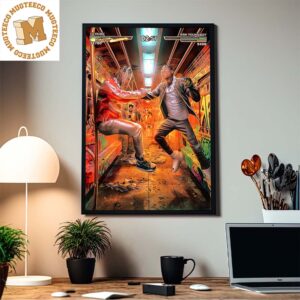 Lil Durk Vs NBA Youngboy Street Fight Home Decor Poster Canvas