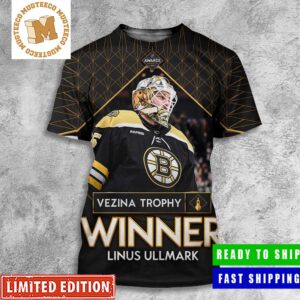 Linus Ullmark Winner Of Vezina Trophy in NHL Awards 2023 All Over Print Shirt