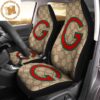 Luxury Gucci New Collection Colorful Star And Monogram Pattern Car Seat Covers