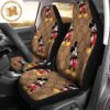 Hello Kitty And Strawberry Pattern Car Seat Covers