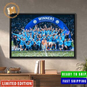 Manchester City Winners Of UEFA Champions League 2022-23 Home Decor Poster Canvas