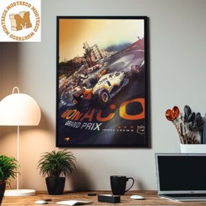 McLaren F1 Moncao Legacy Grand Prix Triple Crown Celebration Home Decor Poster Canvas